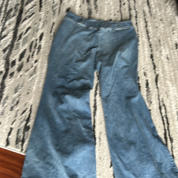 NWT Free People We The Free CRVY Wild Honey Flare wide leg size 35 S hippie boho - Picture 8 of 12